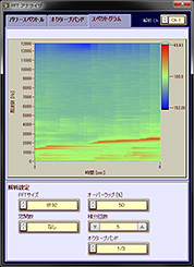 スペクトログラム画面